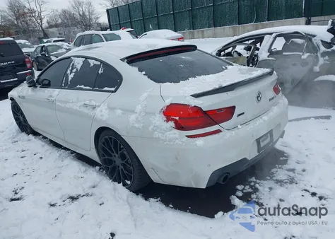 2016 BMW 640I Gran Coupe xDrive z USA, uszkodzony, nr VIN WBA6D2C59GGT66099